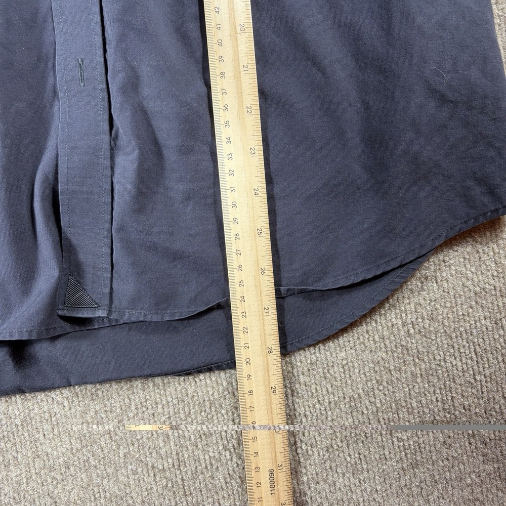 UNTUCKit Men X-Large Button Front Shirt Black Minimalist Business Casual Preppy - Picture 4 of 7